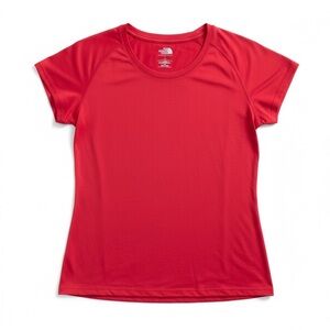 The North Face FlashDry Race Summit Graphic Tee Lightweight Outdoor Red Medium